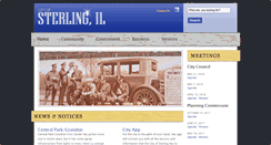 Desktop Screenshot of ci.sterling.il.us